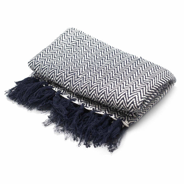 Boho Ágytakaró - Cikcakkos-3