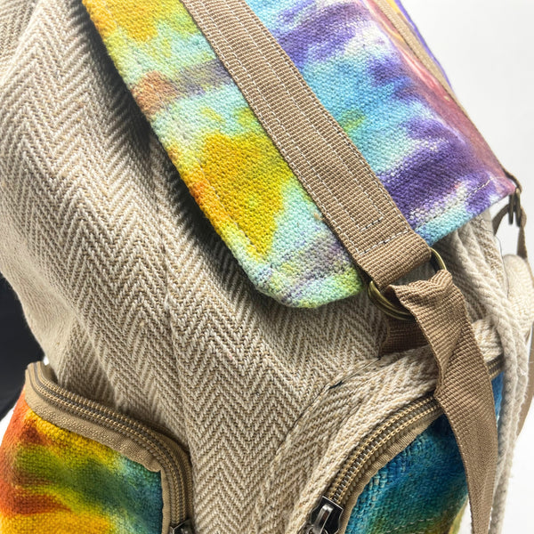 Batik Mintás Kender Hátizsák-nagy-3