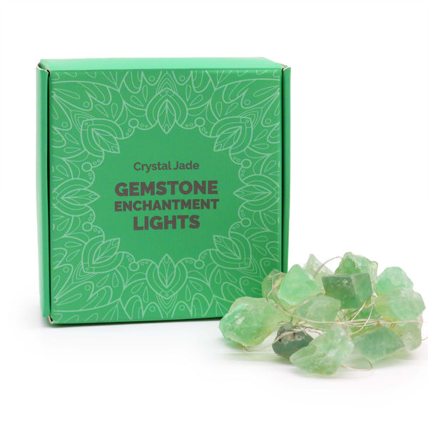 LED Fényfüzér Kristályokkal - Jade Kő-0