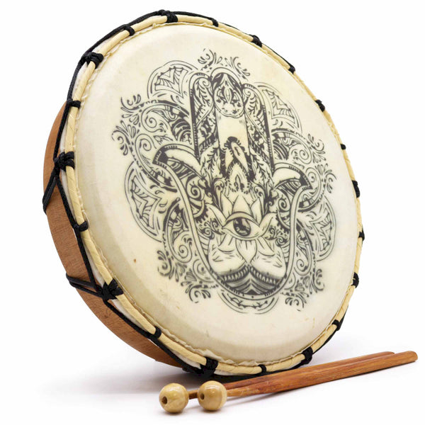 Hamsa Sámán Dob Ütőkkel - 30cm-0