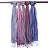 Indiai Boho Sálak - 50x180cm - Vegyes Lila-0