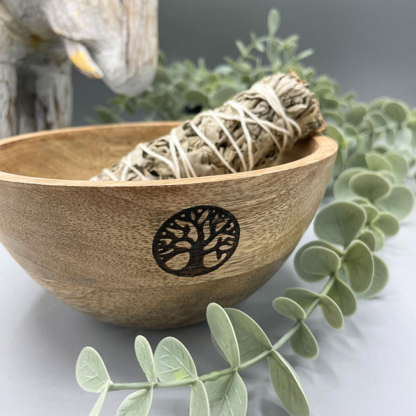 Rituális Fa Tál - Az Élet Fája- 14x7cm-1
