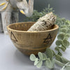 Rituális Fa Tál - Négy Elem- 12x7cm-0