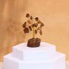 Mini Drágakő Szerencsefa Fa Alapon - Tigrisszem (15 kő)-4