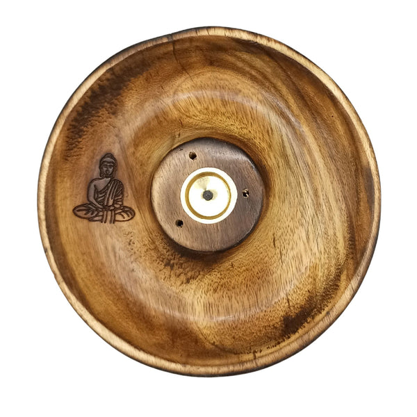 Kerek Fütölőpálcika és Füstölőkúp Állvány - Buddha-1