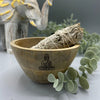 Rituális Fa Tál - Buddha - 12x7cm-3