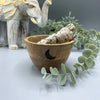 Rituális Fa Tál - Három Hold- 12x7cm-2