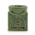 Négyzetes Buddha Aromalámpa - Sötét Jade-0
