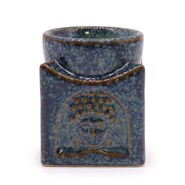 Négyzetes Buddha Aromalámpa - Kék-0