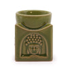 Négyzetes Buddha Aromalámpa - Világos Jade-0