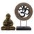 Buddha Feng Shui Együttes - Om - Szürke és Fekete-0