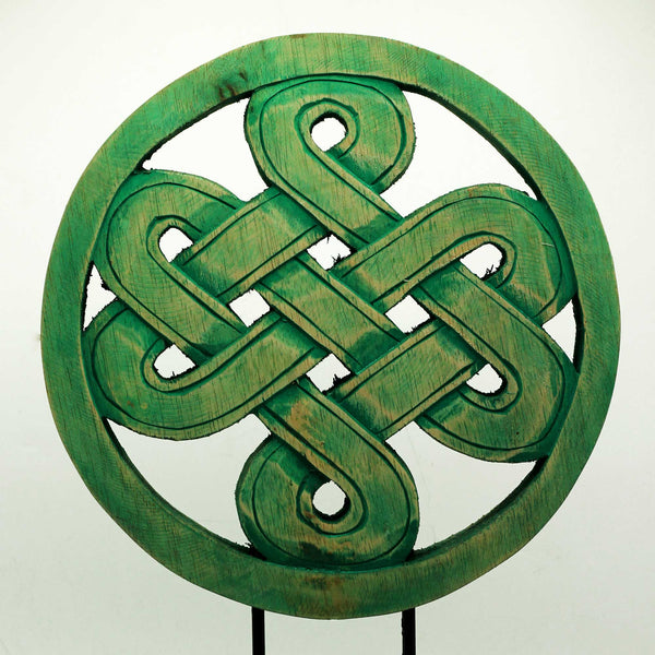 Buddha Feng Shui Együttes - Buddha Csomó - Zöld-2