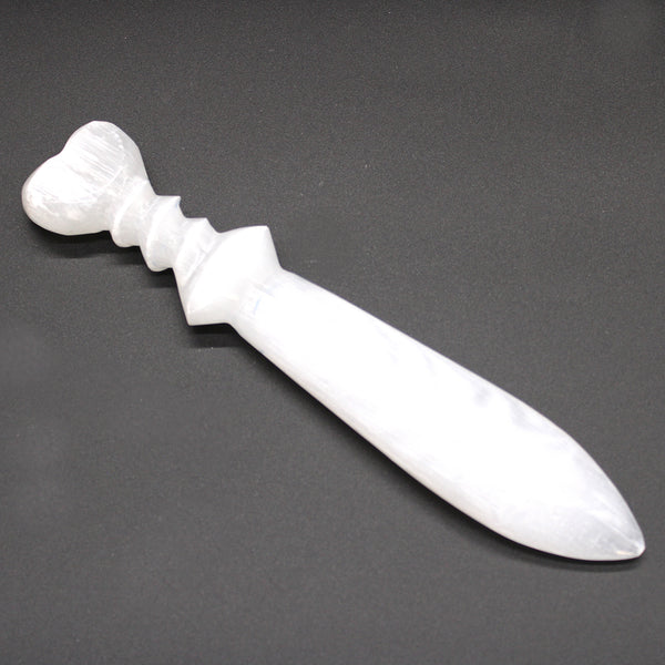 Nagy Szelenit Kés - Spirál (25cm)-4