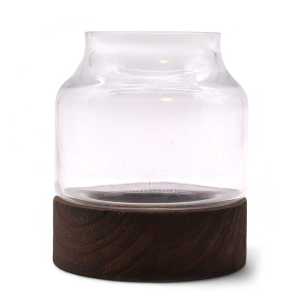 Kicsi Terrárium Sötét Tung Fával - 12x13cm-1
