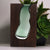 Üveg Váza/Terrárium Sötét Tung Fában - 14.5x5x23cm-0