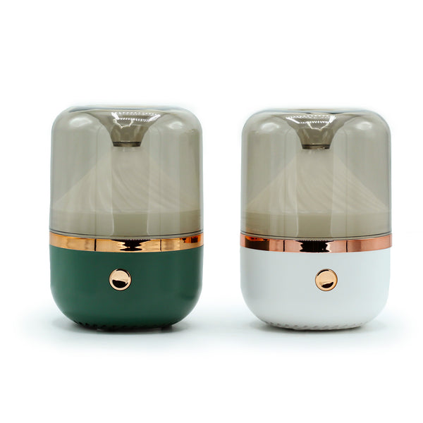 Fehér és Bronz Aroma Diffúzor - USB - Színváltós-1