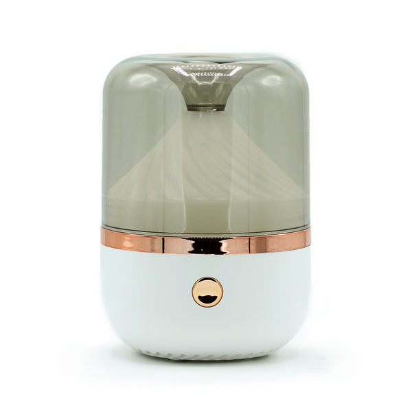 Fehér és Bronz Aroma Diffúzor - USB - Színváltós-0