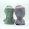 Buddha Fej  - Zöld és Bronz-3