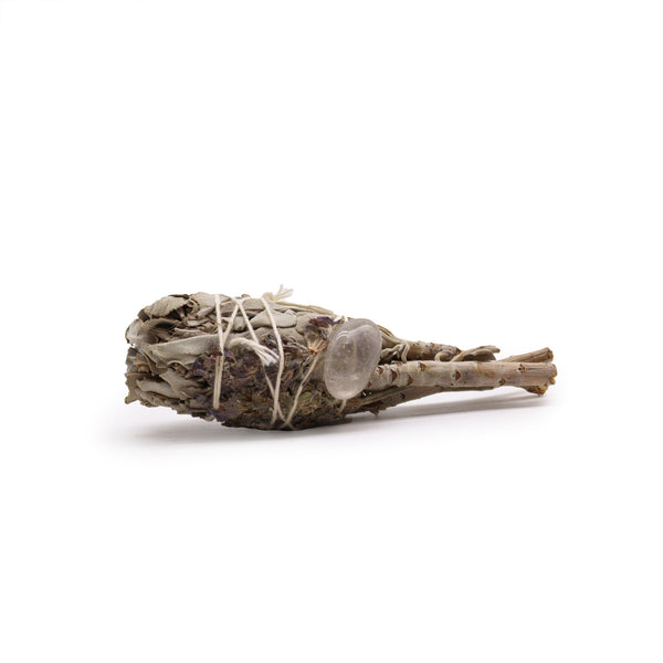 Füstölő Köteg - Spirituális Gyógyítás-Zsálya(ametiszt) 10 cm-3
