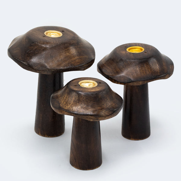 Füstölőállvány Lapos Gomba-3-mas szett(13cm 12cm 11cm)-2