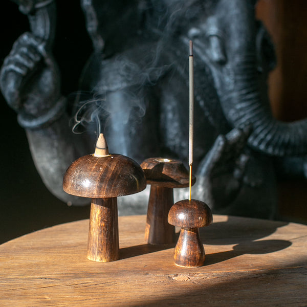 Füstölőállvány Gomba-3-mas szett ((10cm 9cm 8cm)-2