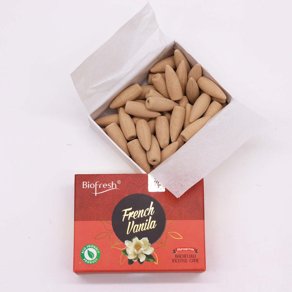 Biofresh Visszaáramló Füstölőkúpok (40 kúp) - Francia Vanilla-1