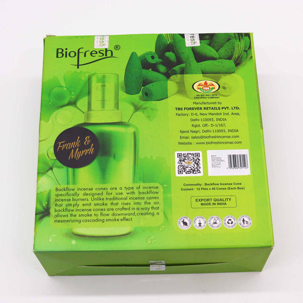 Biofresh Visszaáramló Füstölőkúpok (40 kúp) - Tömjén és Mirha-4