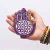 Szappankő Közepes Hamsa Füstölő Állvány 13x9cm - Élet Virága-2