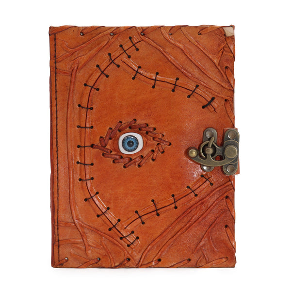 Világosbarna Napló - Evil Eye - 20x15cm-0