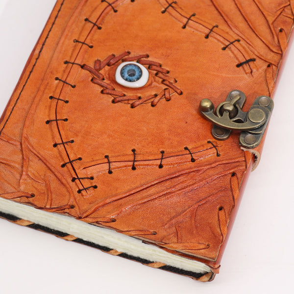 Világosbarna Napló - Evil Eye - 20x15cm-1