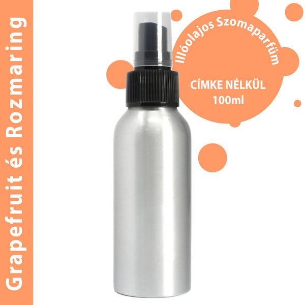 100ml Aeroszolos Illóolaj Szobaparfüm - Graperfruit és Rozmaring - címke nélkül-0