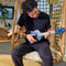 Kézműves Ukulele - Kék Árnyékolt (4 húr)-5