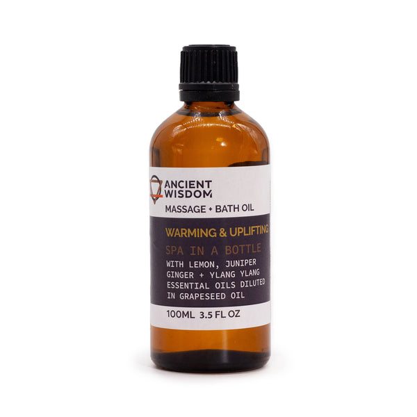 Melegítő és Élénkítő Masszázsolaj Keverék - 100ml-1