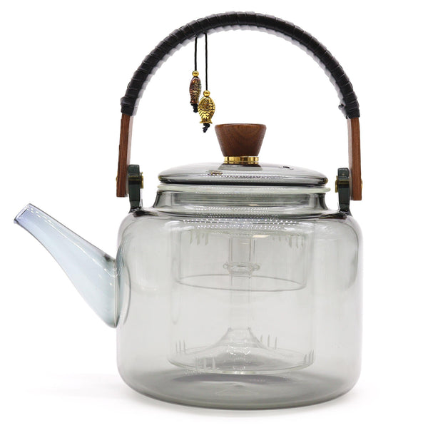 Teáskanna Szűrővel - Klasszikus-Gőzölővel - 1000ml-0