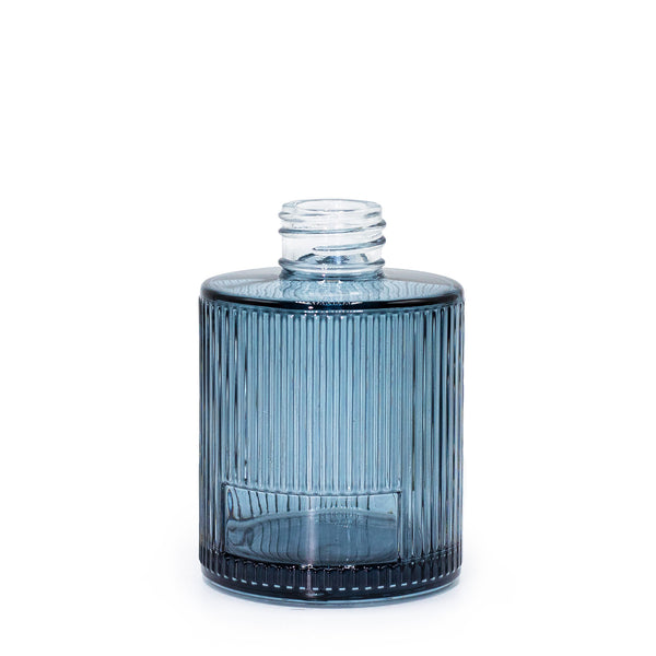 150ml Kerek Bordázott Diffúzor Flakon (28mm nyak) - Kék-0
