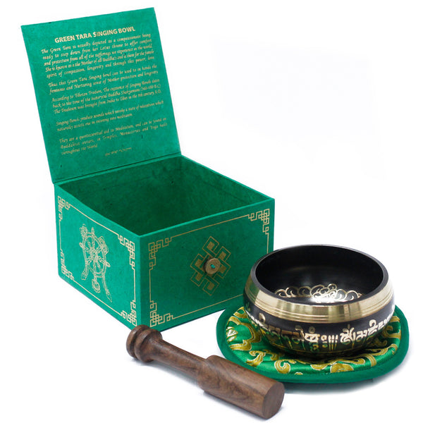 Zöld Tara Hangtál Együttes 10cm (min 380gm)-0