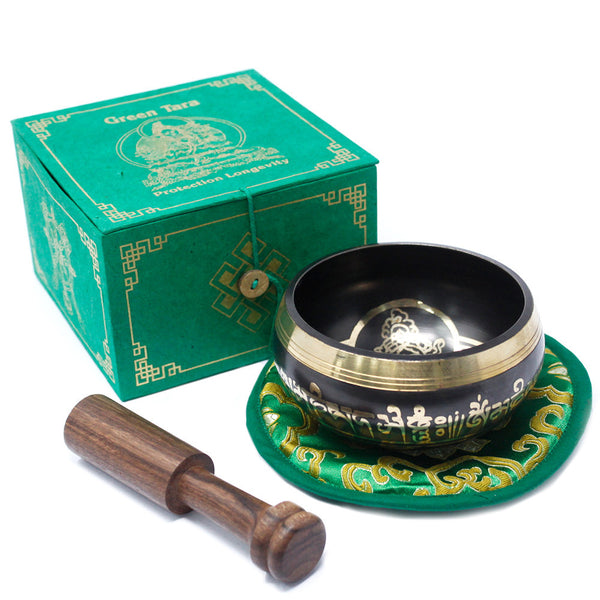 Zöld Tara Hangtál Együttes 10cm (min 380gm)-4