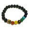 Lávakő Karkötő- Buddha Chakra-0