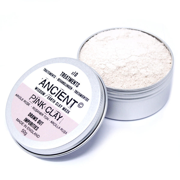 Rózsaszín Agyag Arcpakolás 50g-0
