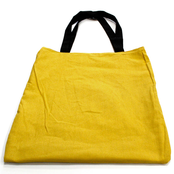Nagy Kétoldalú Pamutvászon Táskák - 2x4oz - 38x42cm (2 minta)-3