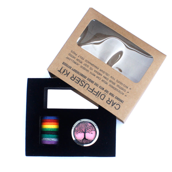 Autós Aroma Diffúzor - Pewter Yoga Chakra - 30mm-4