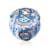 Dekorációs Szójagyertya Fém Tartóban- Matrjoska Baba - Dolly Blue-5