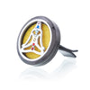 Autós Aroma Diffúzor - Pewter Yoga Chakra - 30mm-1