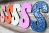 Színes Betű "S"- 15cm-4