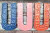 Színes Betű "U"- 15cm-5