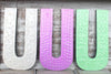 Színes Betű "U"- 15cm-6