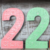 Színes Szám "2"- 15cm-3