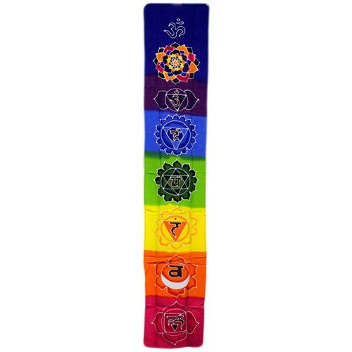 Chakra Banner - Szivárvány 183x35cm-0