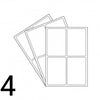 Barna Kerekített Sarkú Lézer Címke 99.1x139 mm-1