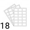 Barna Kerekített Sarkú Lézer Címke 63.5x46.6mm-1
